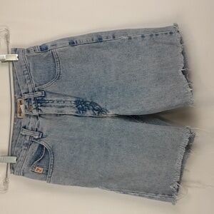 Vintage Reworked Guess Light Blue Jean Bermuda Shorts